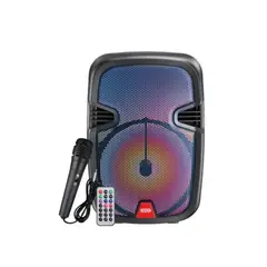 АКУСТИЧНА СИСТЕМА XO F51 COLORED JADE OUTDOOR RGB BLUETOOTH SPEAKER, ЧОРНИЙ