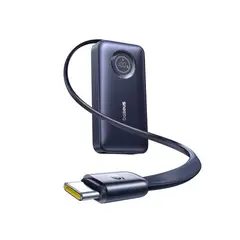 MR4_147238 Зовнішній акумулятор power bank baseus enercore cr11 power bank with retractable cable 10 000mah 45w, чорний e0027g00 