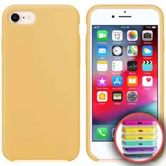MR4_147800 Чохол silicone case full copy для iphone 7, 8 (4) жовтий 