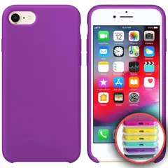 MR4_147801 Чохол silicone case full copy для iphone 7, 8 (45) пурпуровий 