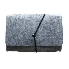 MR4_147530 Чохол-конверт felt bag для зарядки macbook, сірий 