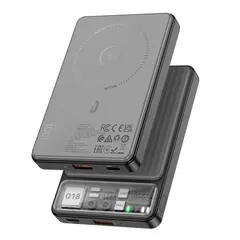 MR4_151391 Зовнішній акумулятор power bank hoco q18 tourer 22.5w fully compatible with magnetic fast charging 10000mah, чорний 
