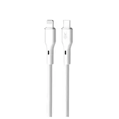 КАБЕЛЬ XO NB-Q231A PD 27W, 1M ROCK SERIES TYPE-C TO LIGHTNING, БІЛИЙ