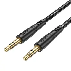 КАБЕЛЬ AUX AUDIO HOCO UPA24 SMOOTH AUX AUDIO CABLE 1M, ЧОРНИЙ