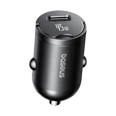 АВТОМОБІЛЬНИЙ ЗАРЯДНИЙ ПРИСТРІЙ BASEUS PRIMETRIP VP2 CAR CHARGER 45W (WITH CABLE TYPE-C TO TYPE-C, 60W, 1M), C0206800, ЧОРНИЙ