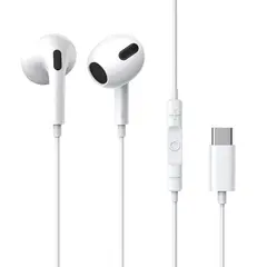 MR4_151182 Навушники baseus encok type-c lateral in-ear wired earphone c17, білий ngcr010002 