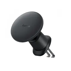 БЕЗДРОТОВИЙ АВТОМОБІЛЬНИЙ ЗАРЯДНИЙ ПРИСТРІЙ BASEUS CW01 MAGSAFE WIRELESS CHARGING CAR MOUNT AIR VENT 15W, ЧОРНИЙ C40141001111-00