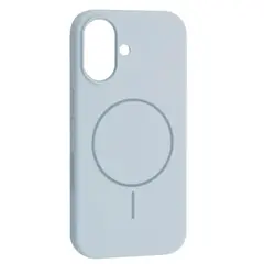 MR4_152131 Чохол silicone case with magsafe для iphone 16 new sky синій 