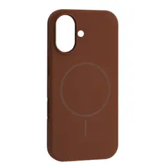 MR4_152138 Чохол silicone case with magsafe для iphone 16 new brown 