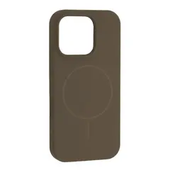 ЧОХОЛ SILICONE CASE WITH MAGSAFE ДЛЯ IPHONE 16 PRO TITANIUM, СІРИЙ