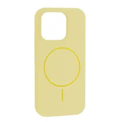 MR4_152175 Чохол silicone case with magsafe для iphone 16 pro max custard 