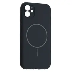 MR4_151916 Чохол silicone case full camera fine ring magsafe для iphone 12 sapphire синій 
