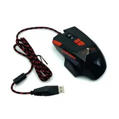 КОМПЮТЕРНА МИШКА JEDEL JM800 LED (ДРОТОВА), ЧОРНИЙ