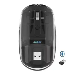 КОМПЮТЕРНА МИШКА JEDEL WD131P WIRELESS 2.4G+BT, ЧОРНИЙ