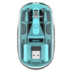 КОМПЮТЕРНА МИШКА JEDEL WD131P WIRELESS 2.4G+BT СИНІЙ