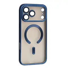 ЧОХОЛ SHINING CAMERA MAGSAFE ДЛЯ IPHONE 17 PRO MAX СИНІЙ