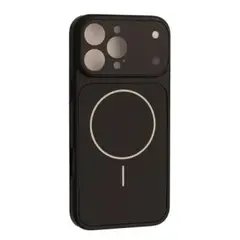 MR4_151989 Чохол new ag glass magsafe case для iphone 16 pro max, чорний (деф. пак) 