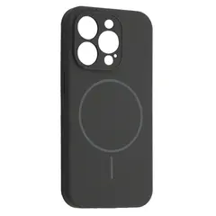 ЧОХОЛ SILICONE CASE FULL CAMERA FINE RING MAGSAFE ДЛЯ IPHONE 13 PRO CHARCOAL, СІРИЙ, ЧОРНИЙ