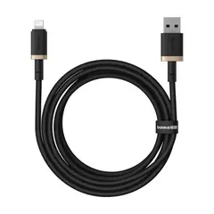 КАБЕЛЬ BASEUS DURA SERIES USB-A TO TYPE-C 60W 2M, ЧОРНИЙ-ЗОЛОТИСТИЙ P10377802U01-02