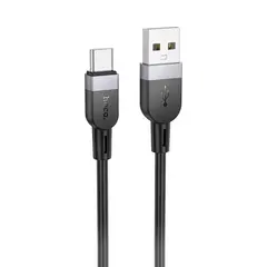 MR4_152309 Кабель hoco x109 energy silicone charging data cable type-c, 3a, 2 m, чорний HOCO