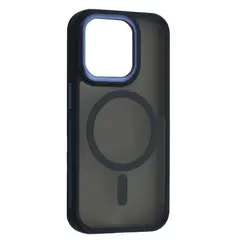 MR4_152359 Чохол new matte magsafe для iphone 11 dark синій 