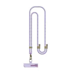 MR4_152252 Шнурок rock (150cm) 8mm з карабіном phone strap lanyard пурпуровий 
