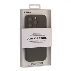 MR4_152290 Чохол kzdoo air carbone для iphone 15 pro, чорний 