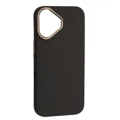 MR4_152537 Чохол pc carbone style magsafe для iphone 17, чорний, сірий 
