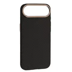MR4_152543 Чохол pc carbone style magsafe для iphone 17 air, чорний, сірий 