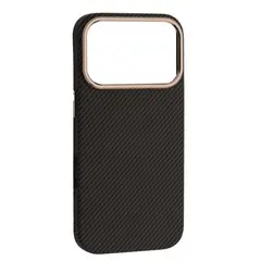 MR4_152544 Чохол pc carbone style magsafe для iphone 17 pro, чорний 