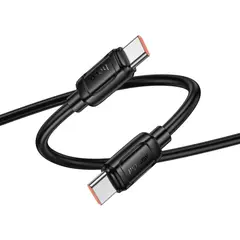 КАБЕЛЬ PD HOCO X115 SURPASS 240W FAST CHARGING DATA CABLE C TO C 1M, ЧОРНИЙ