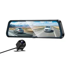 ВІДЕОРЕЄСТРАТОР ІЗ ДЗЕРКАЛОМ HOCO DV16 9.66 STREAMING MEDIA DRIVING RECORDER, ЧОРНИЙ