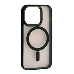 MR4_152778 Чохол cristal guard magsafe для iphone 13 pro dark зелений 
