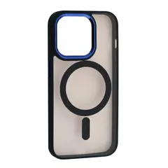 MR4_152690 Чохол cristal guard magsafe для iphone 15 pro max dark синій 