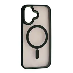 MR4_152697 Чохол cristal guard magsafe для iphone 16 dark зелений 