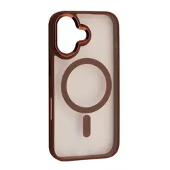 MR4_152700 Чохол cristal guard magsafe для iphone 16 brown 