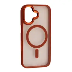MR4_152707 Чохол cristal guard magsafe для iphone 16 plus помаранчевий 