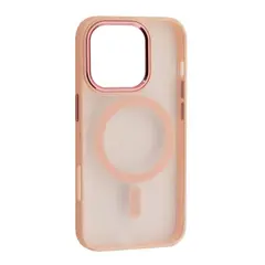 MR4_152717 Чохол cristal guard magsafe для iphone 16 pro рожевий 