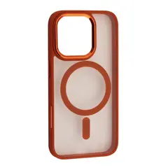 MR4_152715 Чохол cristal guard magsafe для iphone 16 pro помаранчевий 