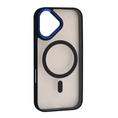 MR4_152730 Чохол cristal guard magsafe для iphone 17 dark синій 