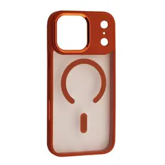 MR4_152747 Чохол cristal guard magsafe для iphone 17 pro помаранчевий 