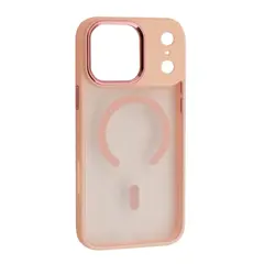 MR4_152749 Чохол cristal guard magsafe для iphone 17 pro рожевий 