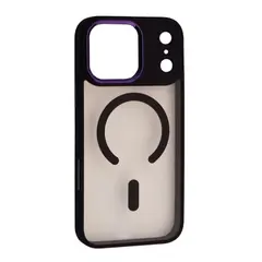 MR4_152752 Чохол cristal guard magsafe для iphone 17 pro max пурпуровий 