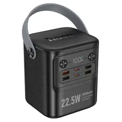 MR4_152970 Зовнішній акумулятор power bank hoco j152 tough 22.5w+pd20w+light power bank 80 000mah, чорний 