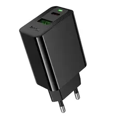 MR4_153108 Мережевий зарядний пристрій hoco cs94a leader pd20w, qc3.0 charger (eu) HOCO