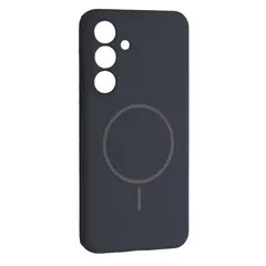 MR4_152989 Чохол silicone case luxury magsafe для samsung s25 fe midnight синій 
