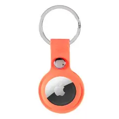БРЕЛОК SILICONE KEY RING ДЛЯ AIRTAG, AIRTAG 2 ПОМАРАНЧЕВИЙ