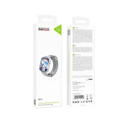 СМАРТ-ГОДИННИК BOROFONE BD15 SMART WATCH (CALL VERSION), СІРИЙ (ДЕФ. ПАК)