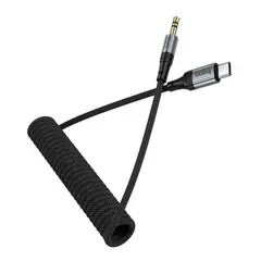 КАБЕЛЬ AUX AUDIO HOCO UPA33B NUEVO DIGITAL AUDIO CONVERSION CABLE TYPE-C, ЧОРНИЙ