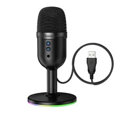 МІКРОФОН HOCO L25 BRIGHT USB DESKTOP MICROPHONE, ЧОРНИЙ